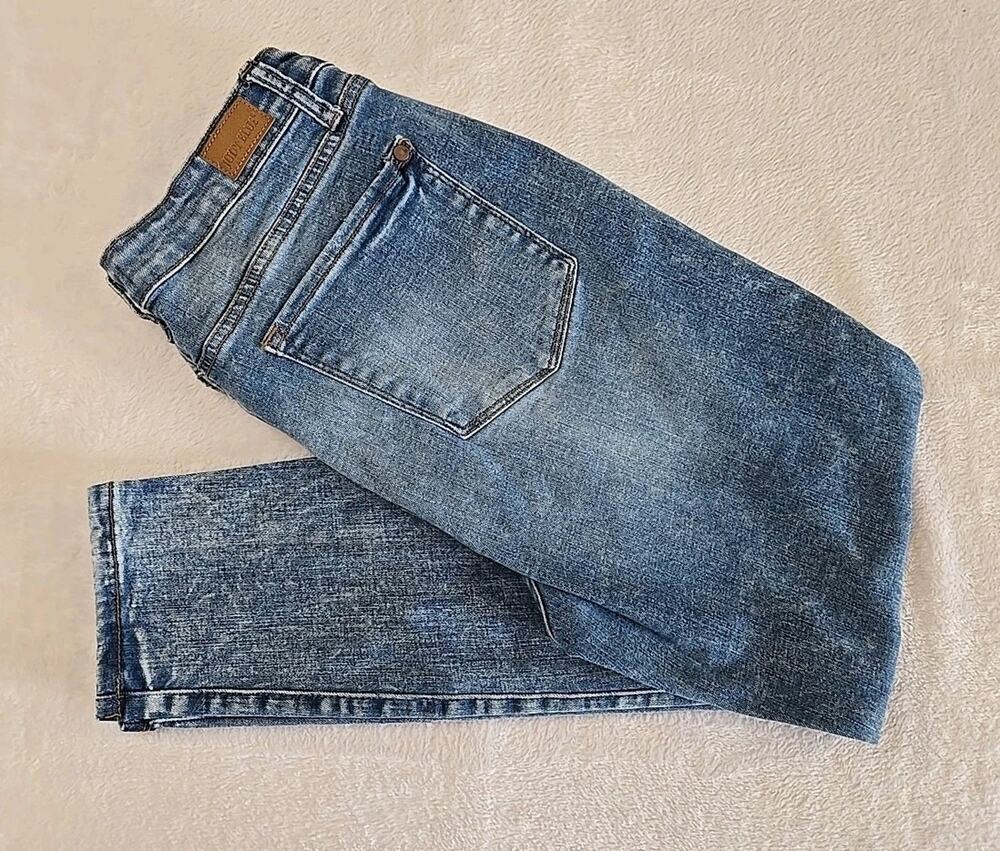 Judy Blue Acid Wash Skinny Fit Ankle Jeans Womans Sz 15/32 JB88158 Retro Coastal